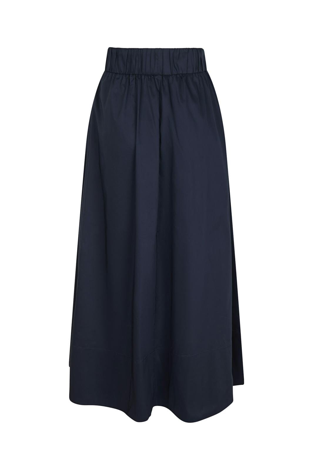 Neo Noir - Yara Long Poplin Skirt 163076 - 141 - Navy