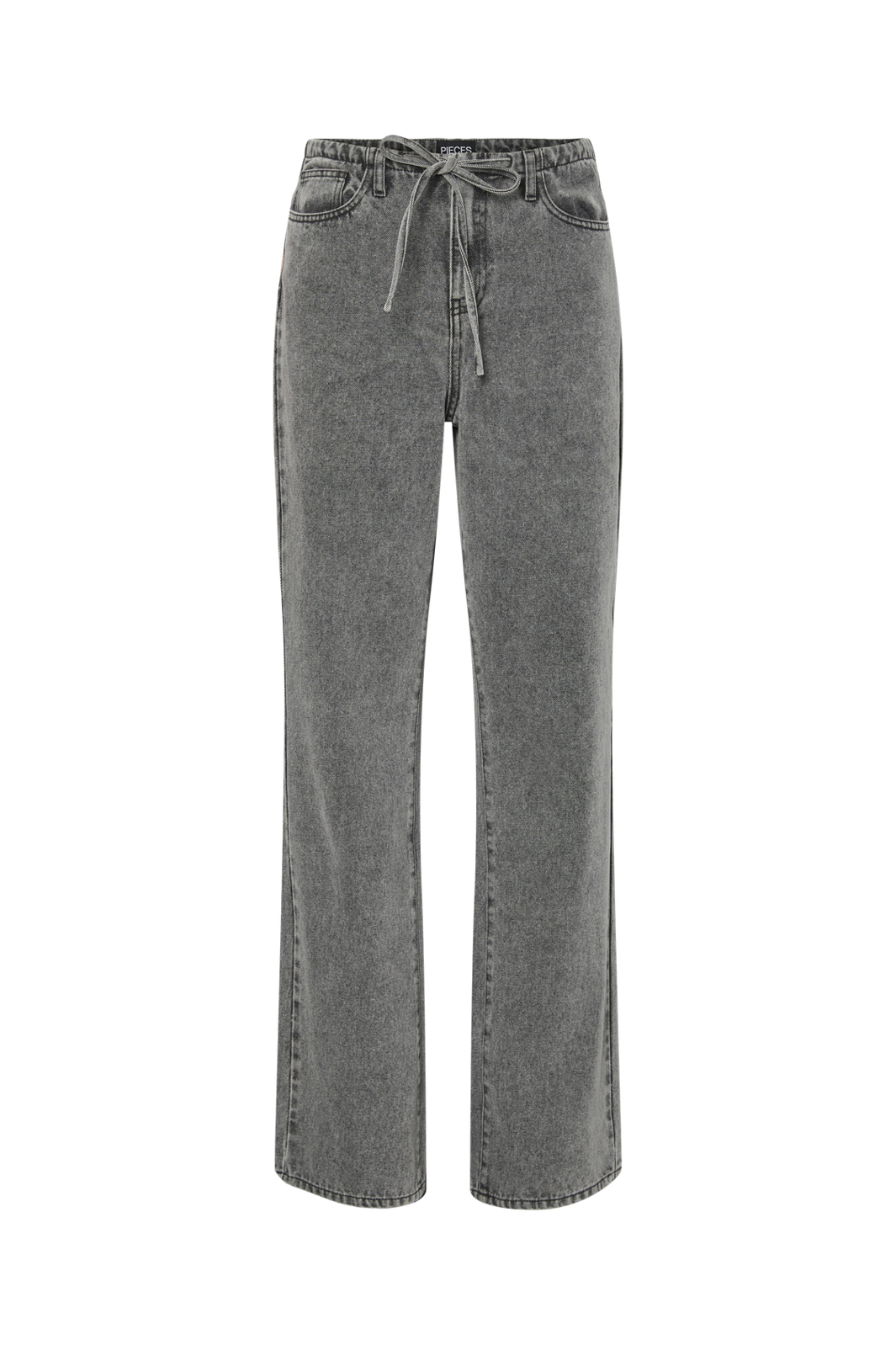 Pieces - Pcfanu Tie Denim Jeans 17160501 - 4845575 - Medium Grey Denim