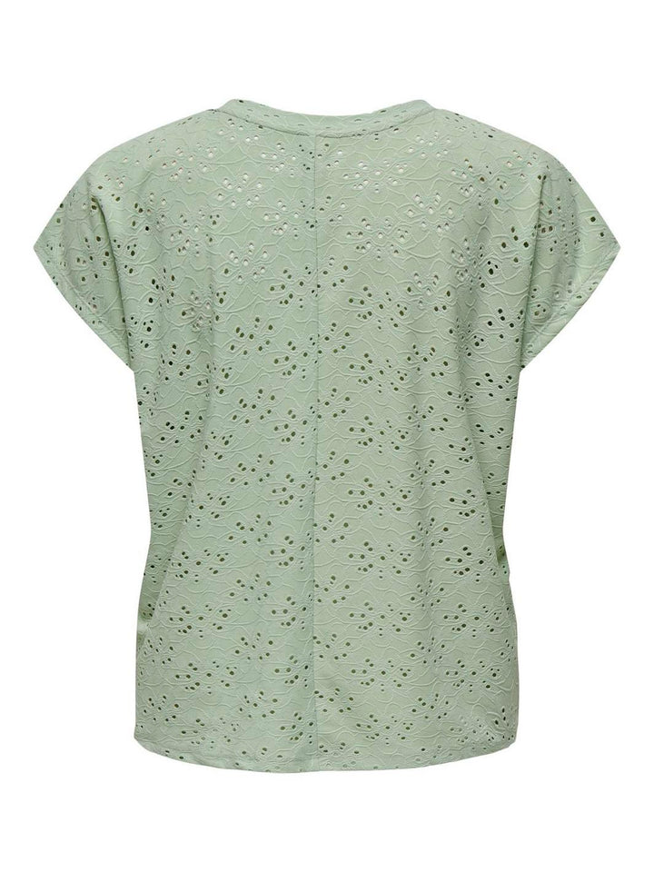 Only - Onlsmilla S/S Top - 4405749 Frosty Green