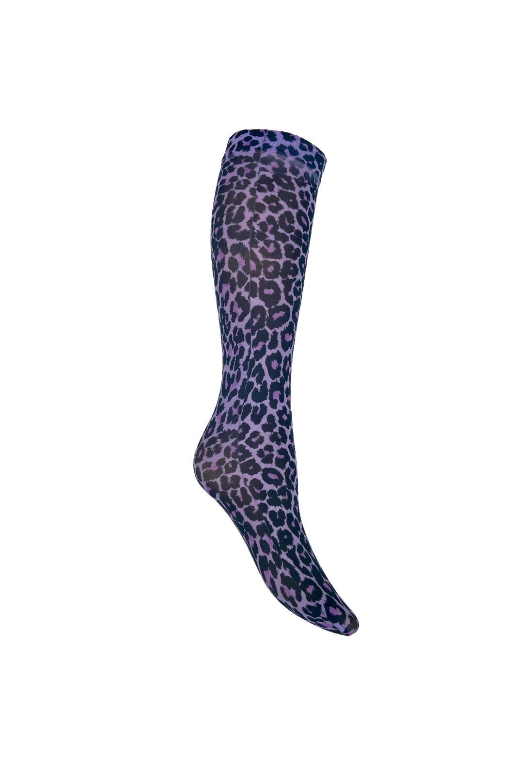 Black Colour - Bcaura Knee High Socks 2403 - Leo Lavender