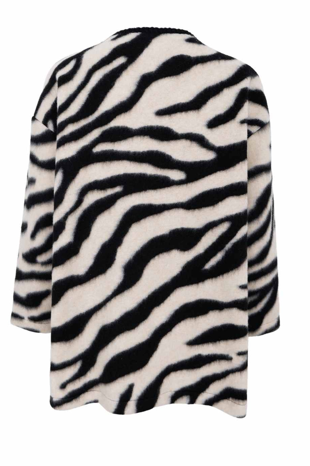 Black Colour - Bczeleste Fleece Jacket 40784 - Zebra