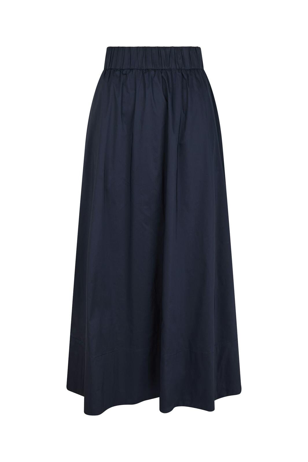 Neo Noir - Yara Long Poplin Skirt 163076 - 141 - Navy