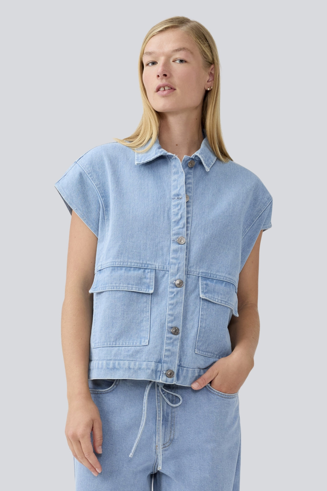 Modström - Tenormd Vest 58352 - 10008 - Denim Blue