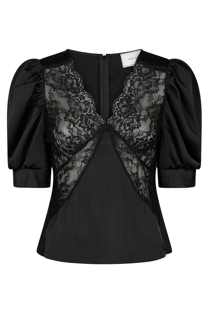 Neo Noir - Ambrosi Lace Blouse 164551 - 100 - Black