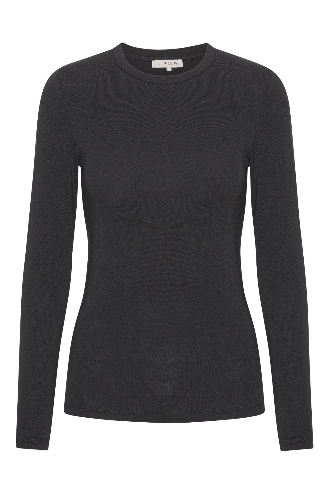 A-VIEW - Stabil Top L/S - 999 Black Bluser 