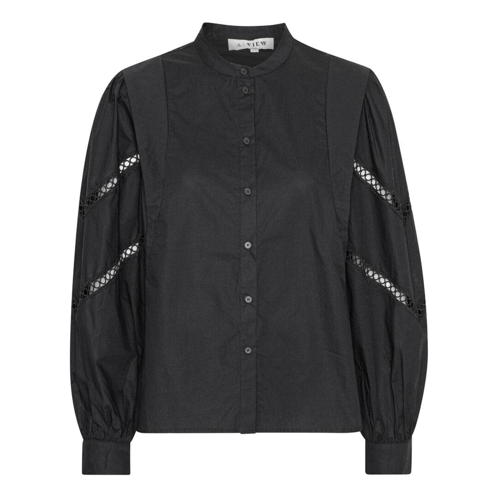 A-View - Tiffi Shirt - 999 Black Skjorter 