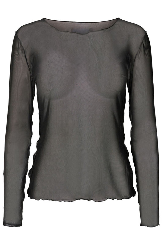 Amazing Basic - Anna-Mesh-Top - Black