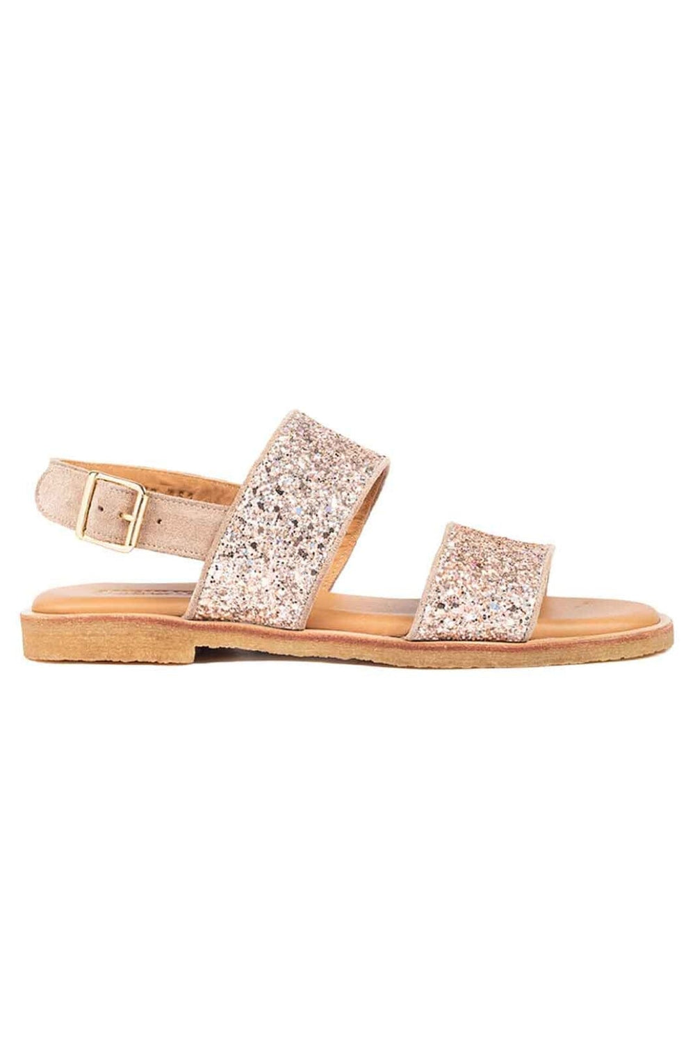 Angulus - Glitter sandal - 2836/2846 Taupe/Rose Taupe Sandaler 