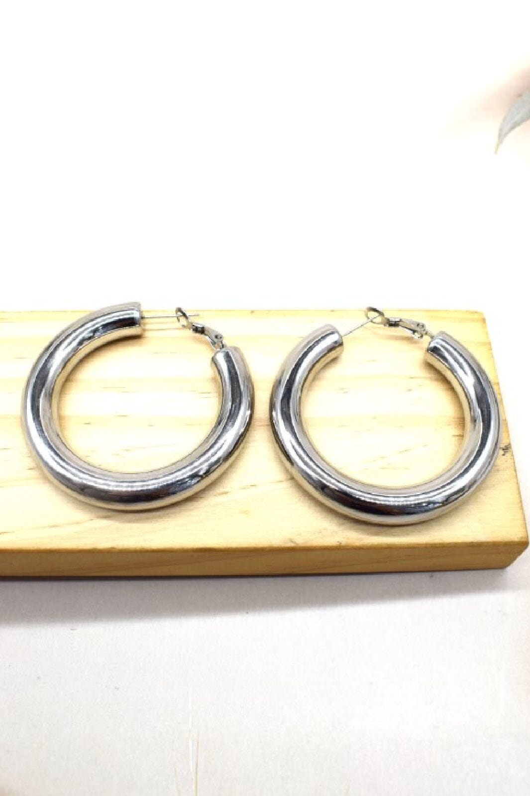 Anobel Copenhagen - Stainless Steel Circle Earrings BOJ862020-R - Silver Øreringe 