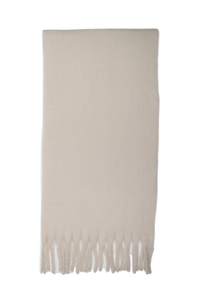 Anobel Copenhagen - Thick Plain Scarf E-71800 - Beige Tørklæder 