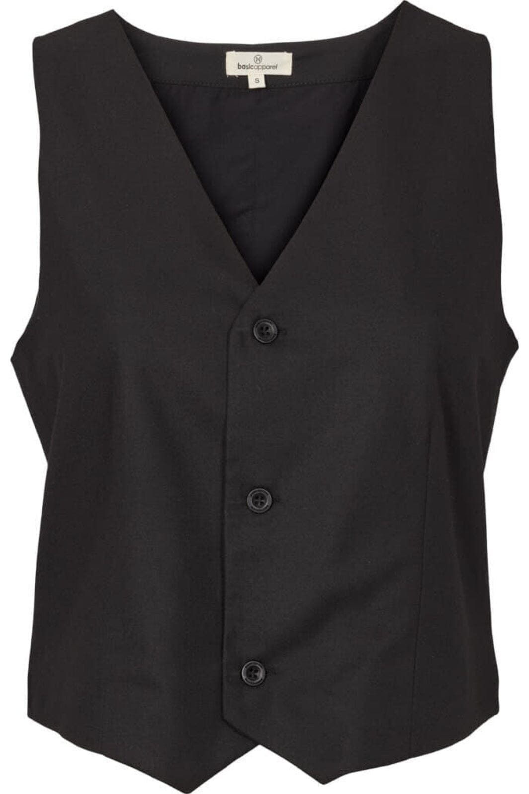 Basic Apparel - Marjorie Vest - 001 Black Veste 