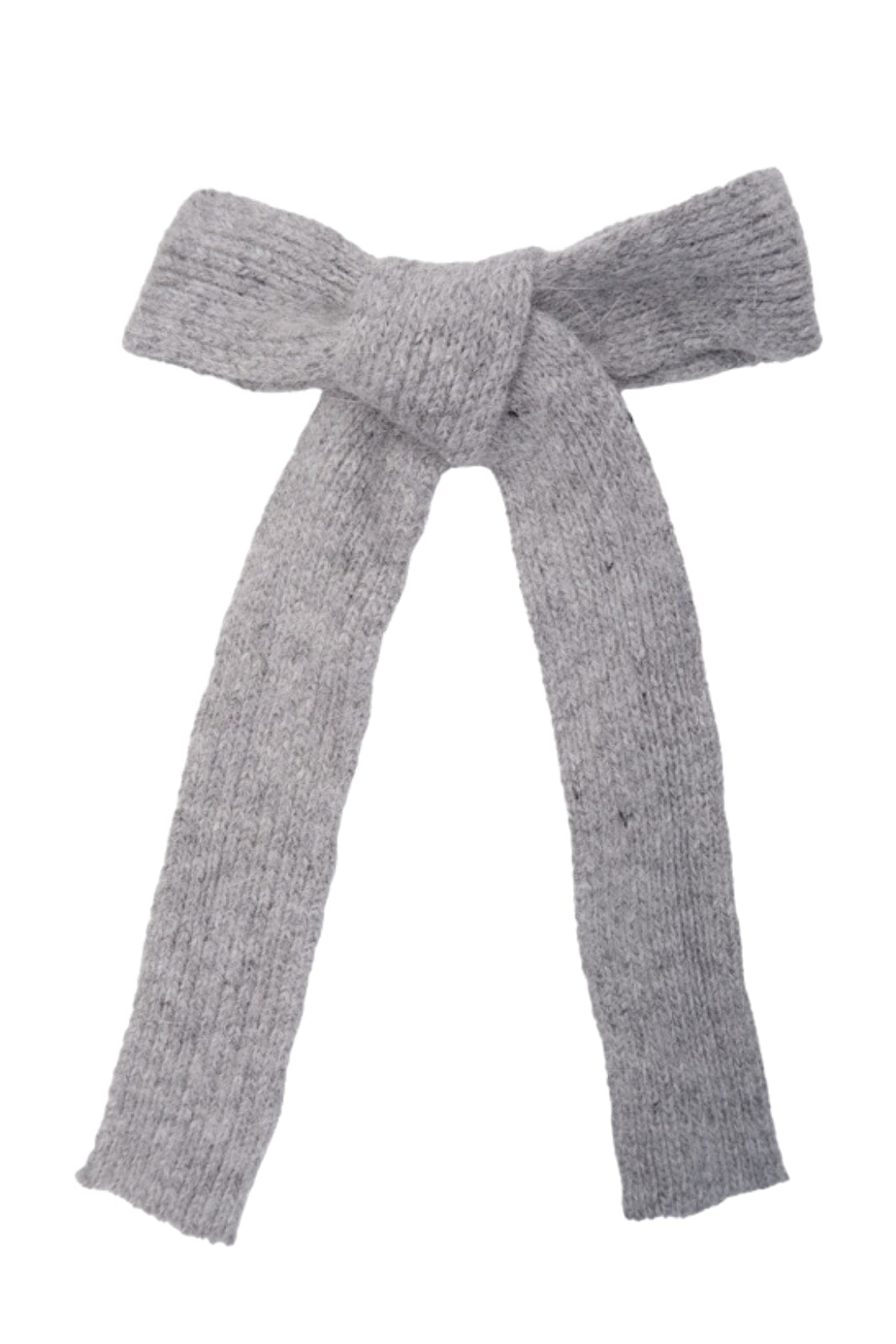 Black Colour - Bcemerie Bow Barette - Lt. Grey Accessories 