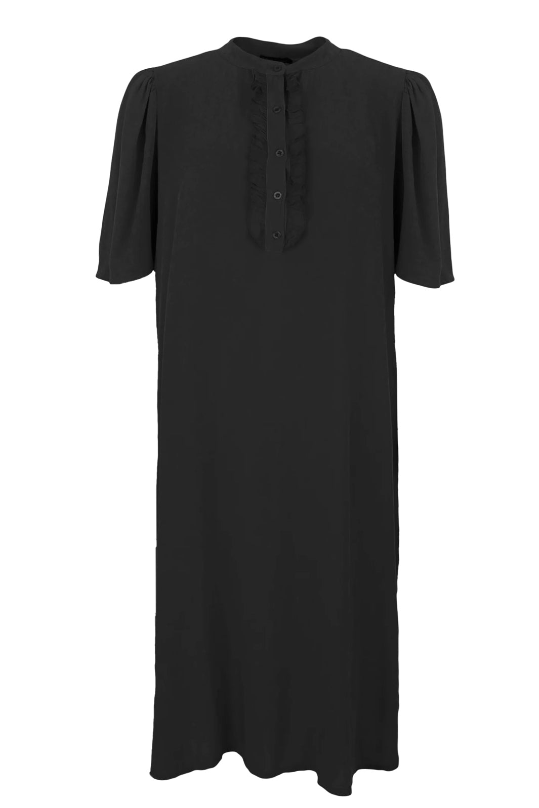 Black Colour - Bcfanny Frill Tunic Dress - Black Kjoler 