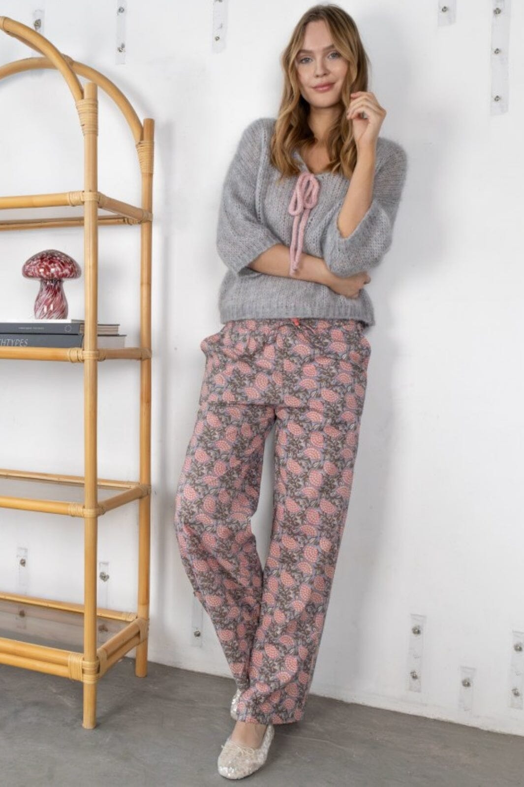 Black Colour - Bcflora Pants - Grey Fanny Bukser 