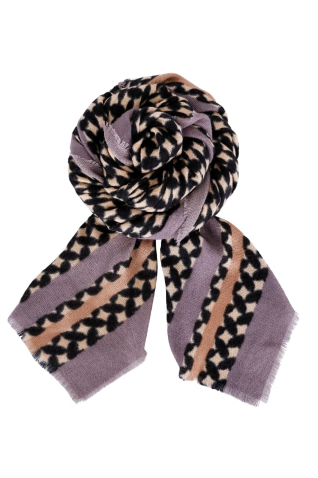 Black Colour - Bclila Winter Scarf - Caramel Halstørklæder 