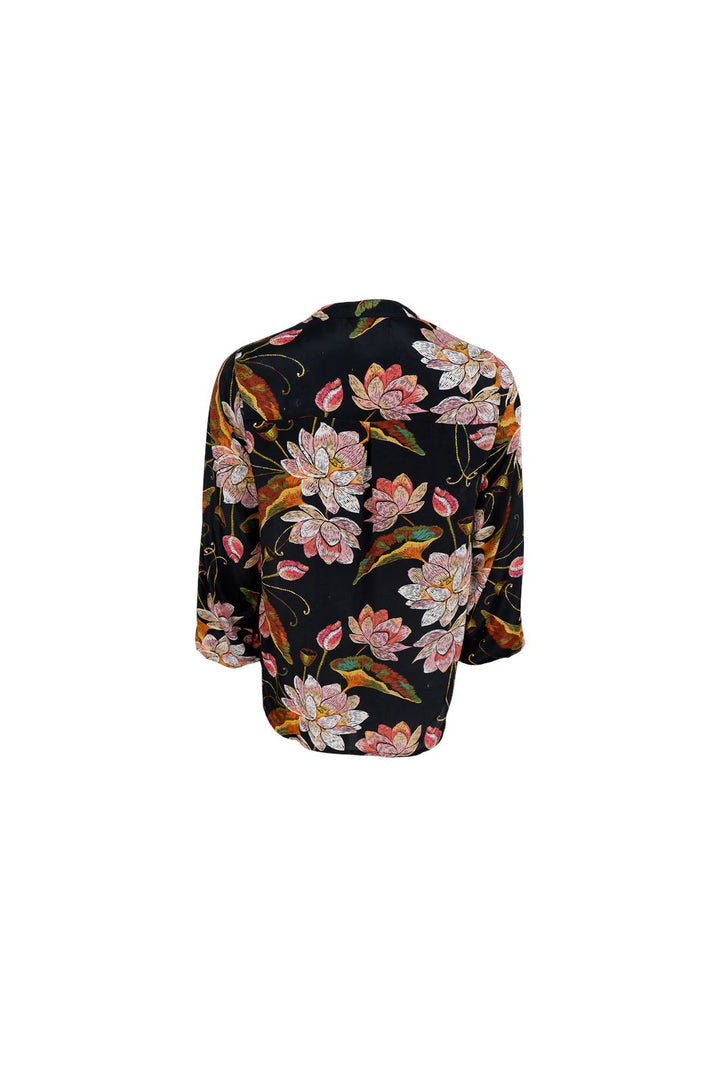 Black Colour - Bcluna Blouse - Deep Floral