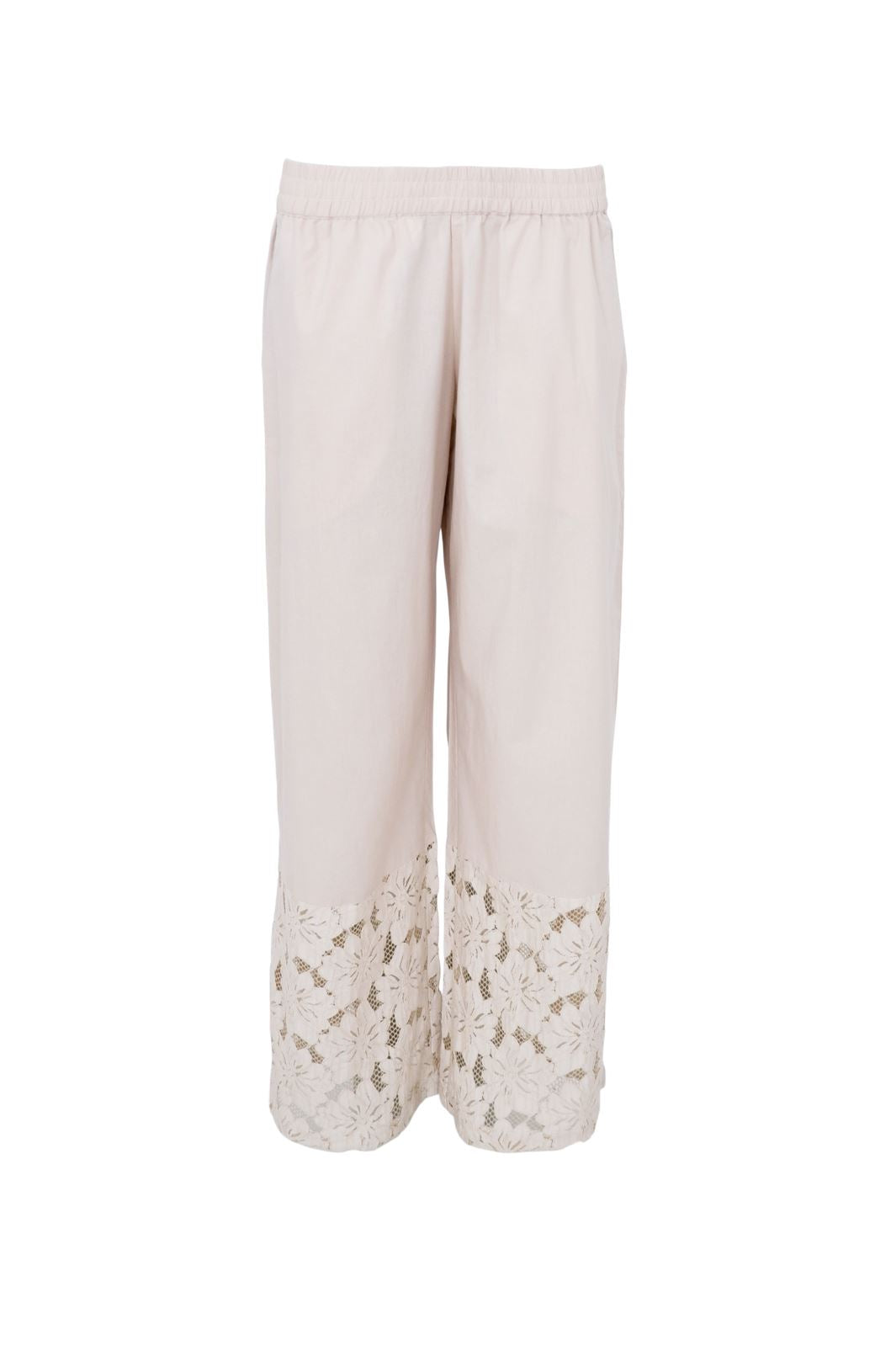 Black Colour - Bcnelly Flower Pant - Champagne