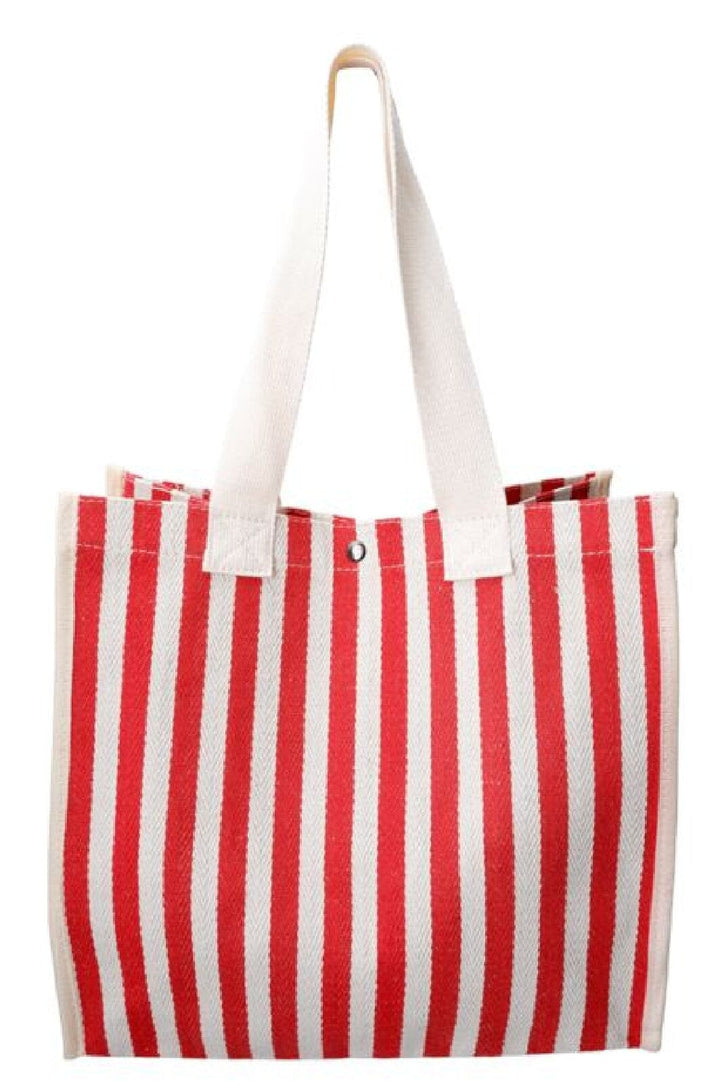 Black Colour - Bcpiper Totebag - Red Stripe Tasker 