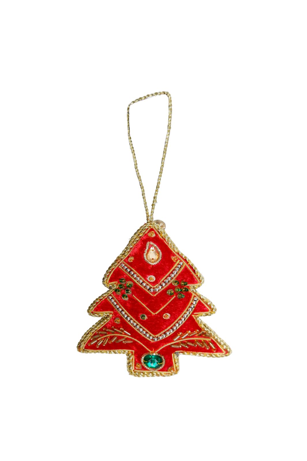 Black Colour - Bcvelvet Tree Christmas Ornament - Red