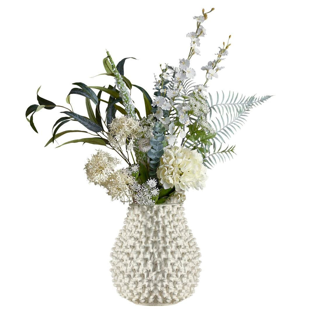 Bloomingville - Symphonie Buket, Hvid, Kunstige Blomster - White