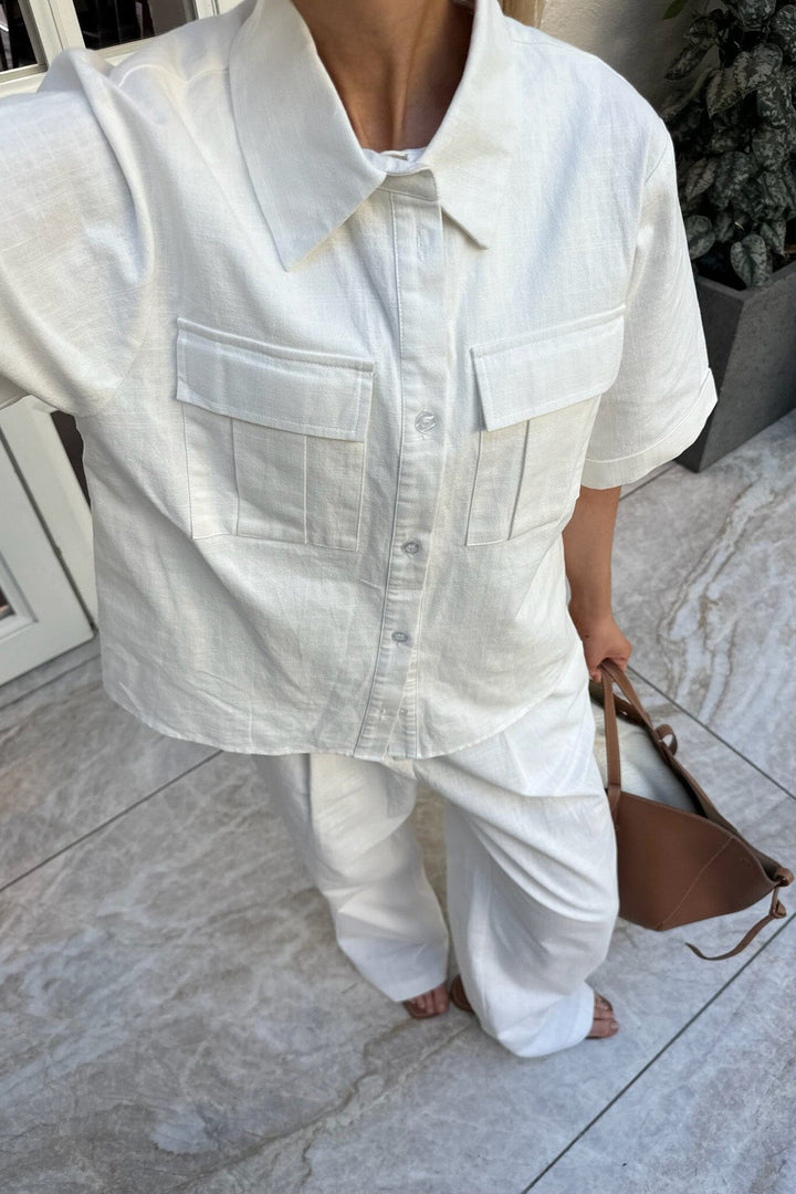 BYIC - Celinaic Shirt - white White Bluser 