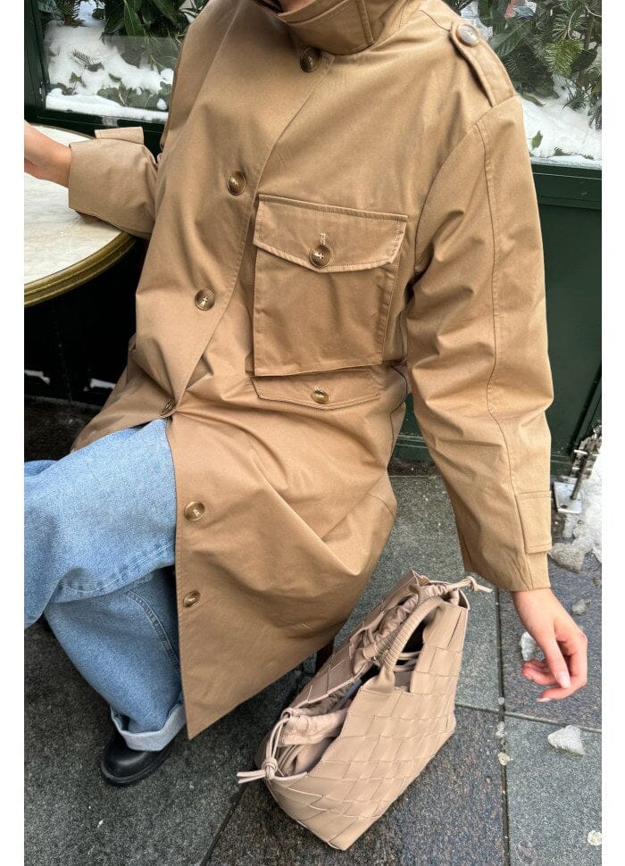 BYIC - Frejaic Trenchcoat - brown Brown Jakker 