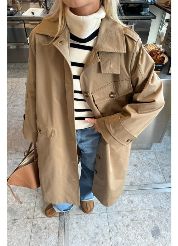 BYIC - Frejaic Trenchcoat - brown Brown Jakker 