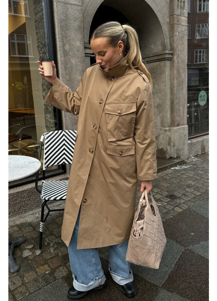 BYIC - Frejaic Trenchcoat - brown Brown Jakker 