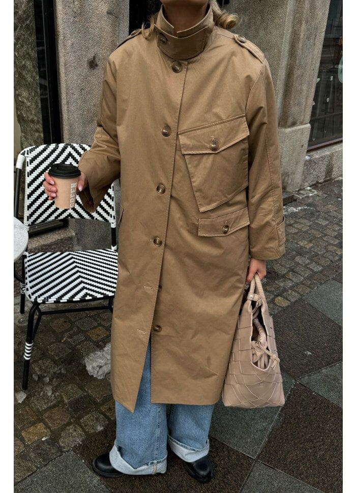 BYIC - Frejaic Trenchcoat - brown Brown Jakker 