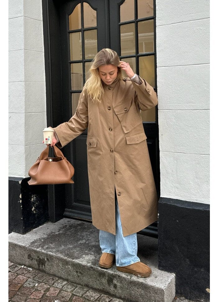 BYIC - Frejaic Trenchcoat - brown Brown Jakker 