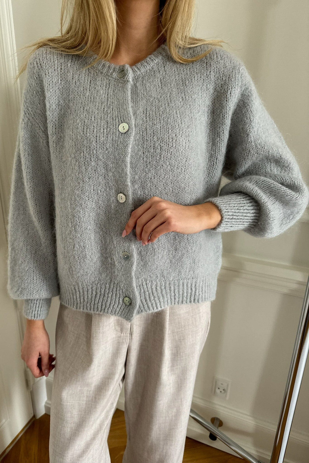 BYIC - Idaic Cardigan - grey Grey Cardigans 