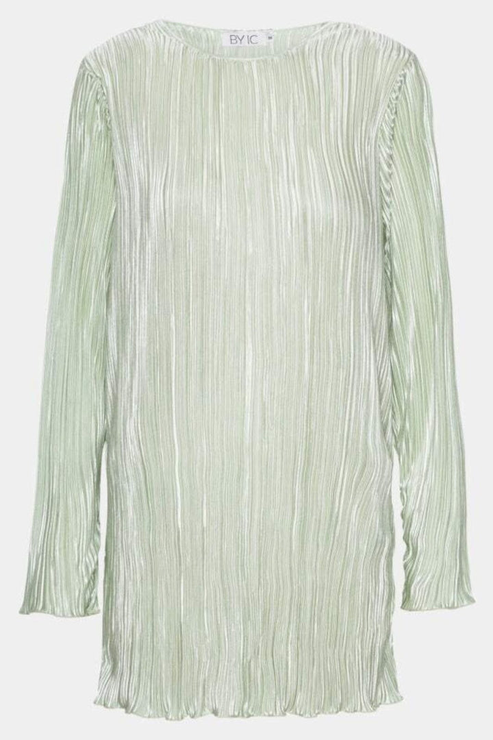 BYIC - Kellyic Plissé Dress - lg Light Green Kjoler 