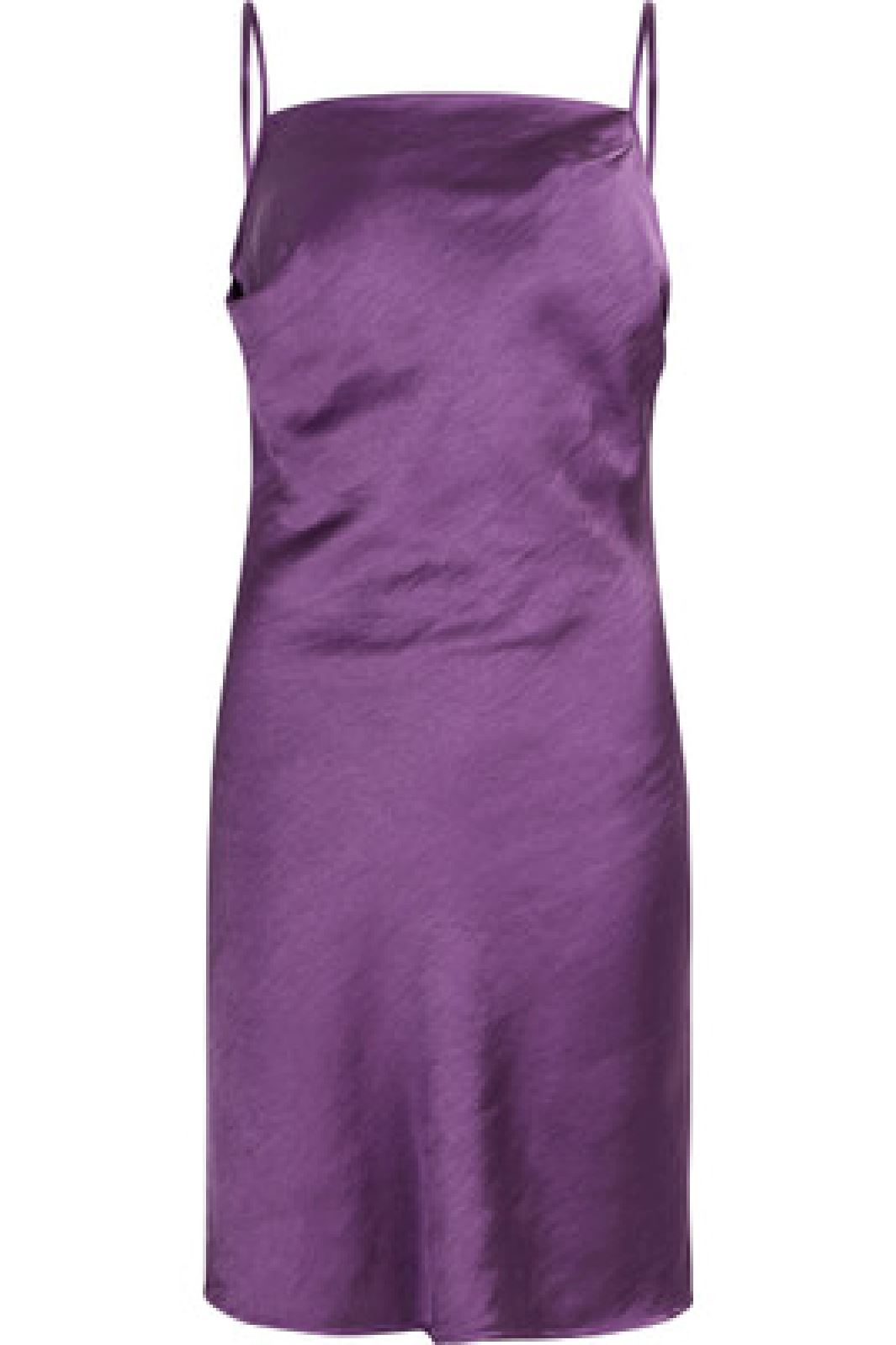 BZR - Satina Slipmy dress - Royal Purple Kjoler 