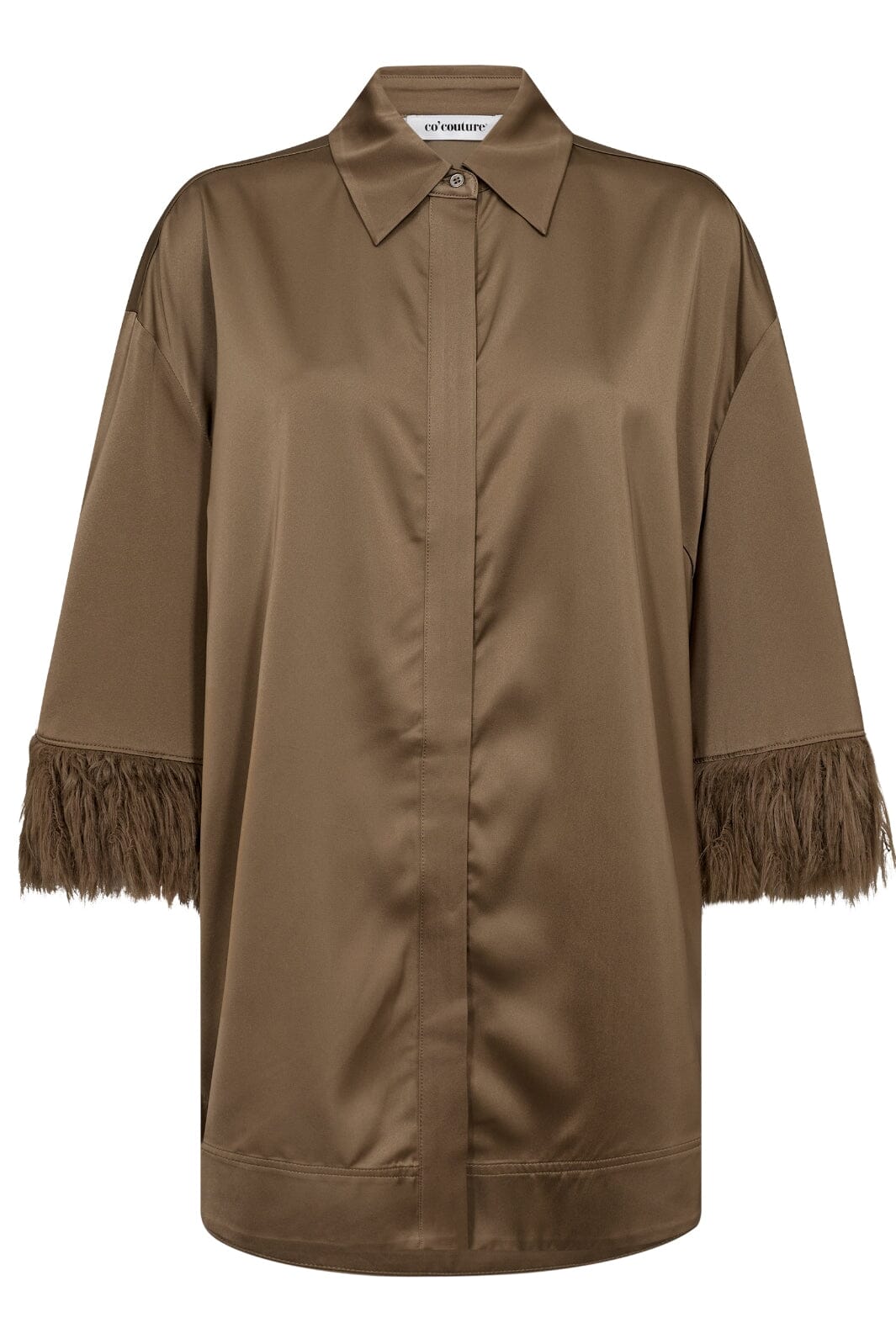 Co´couture - Adnacc Feather Shirt 35686 - 154 Walnut Skjorter 