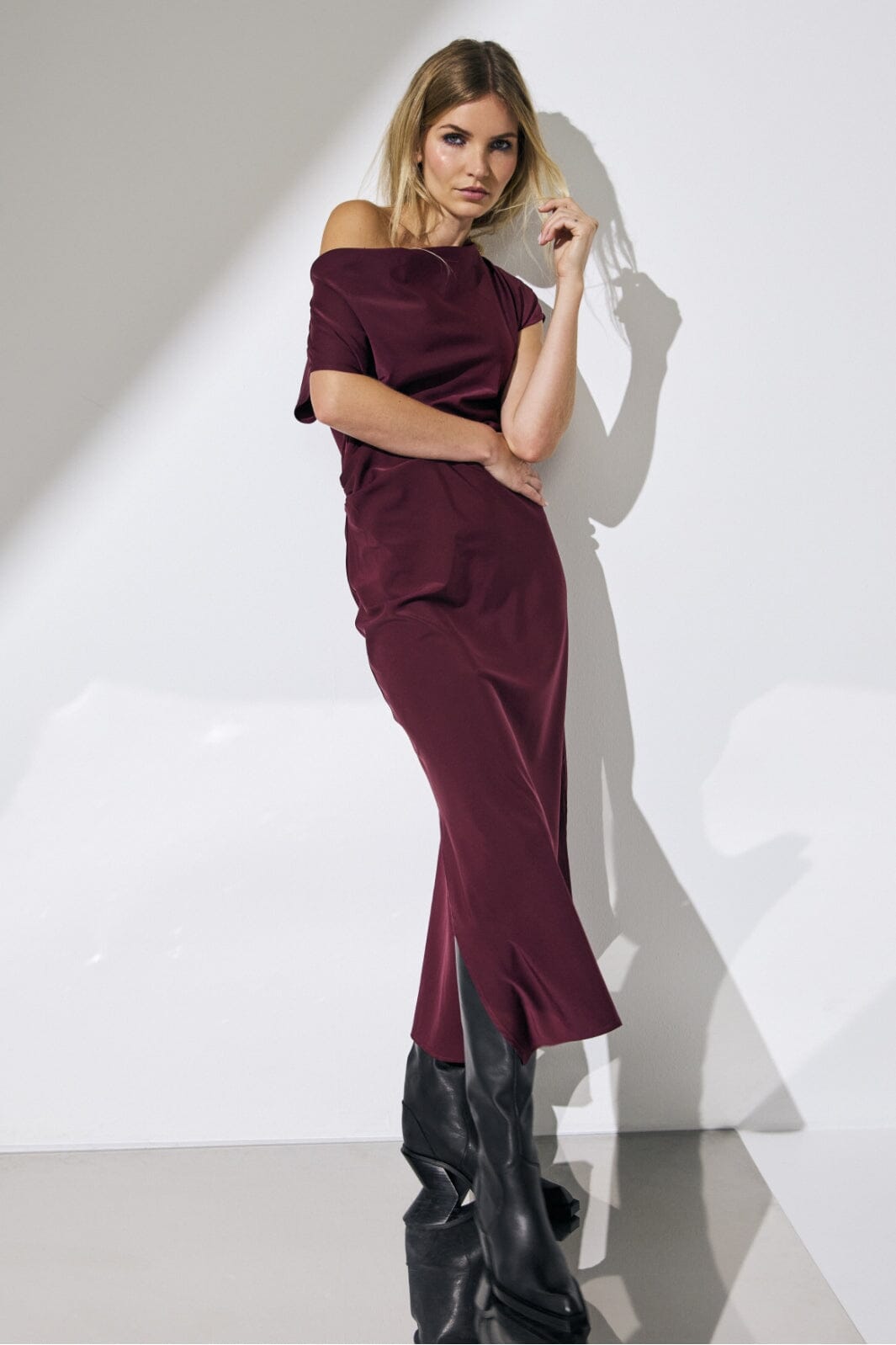 Co´Couture - Adnacc Wing Dress 36449 - 186 - Burgundy