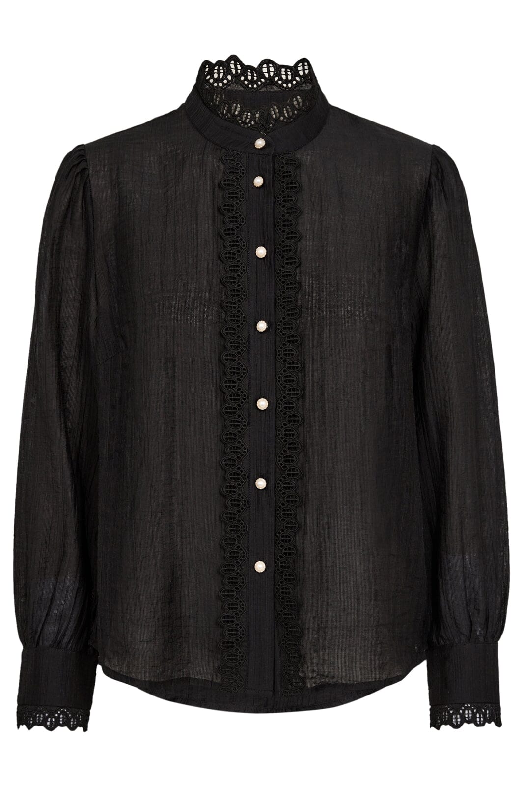 Co´couture - Angiecc Anglaise Shirt 35600 - 96 Black Skjorter 