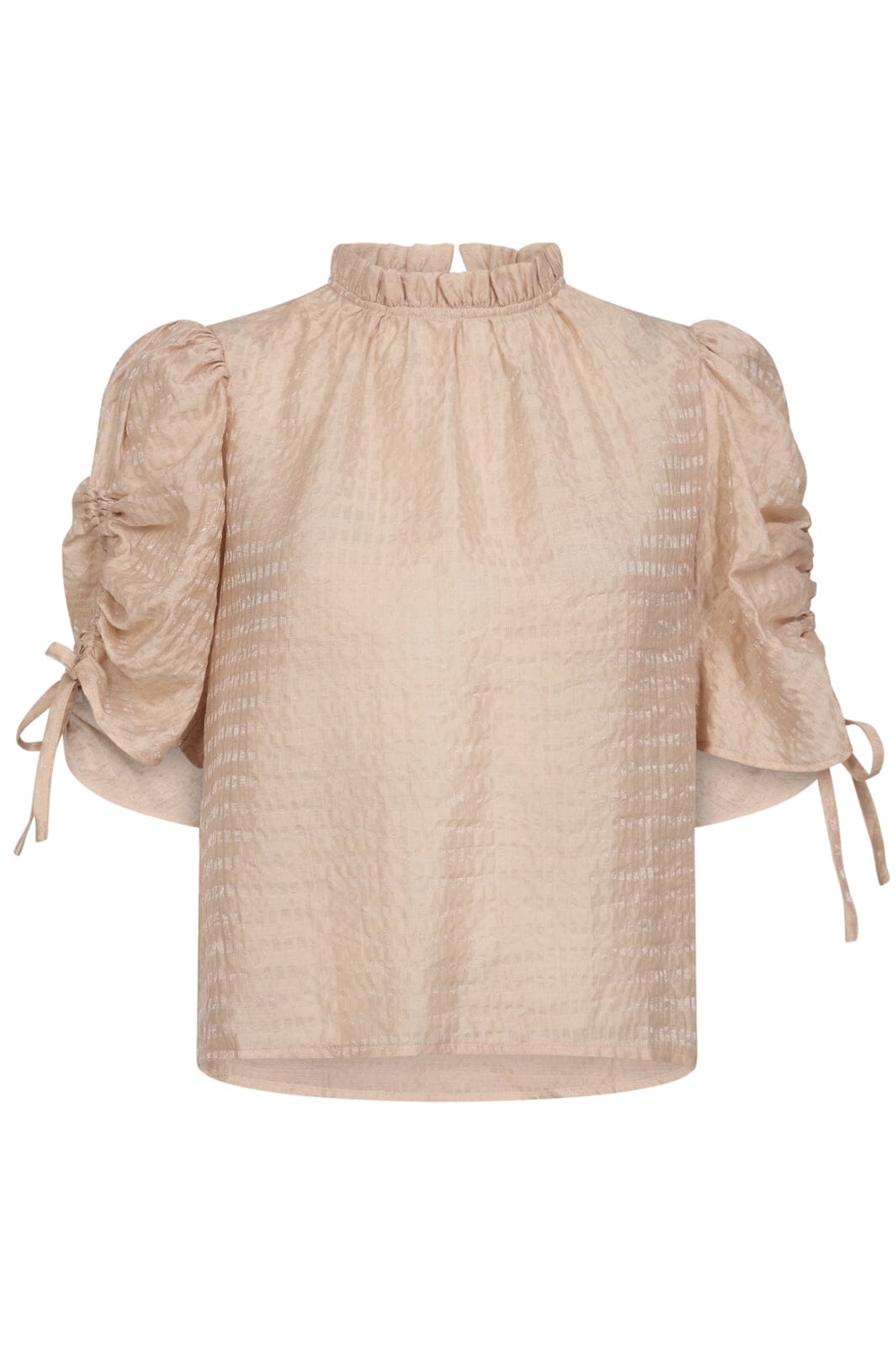 Co´Couture - Charliecc Ss Puff Blouse 35653 - 108 - Powder