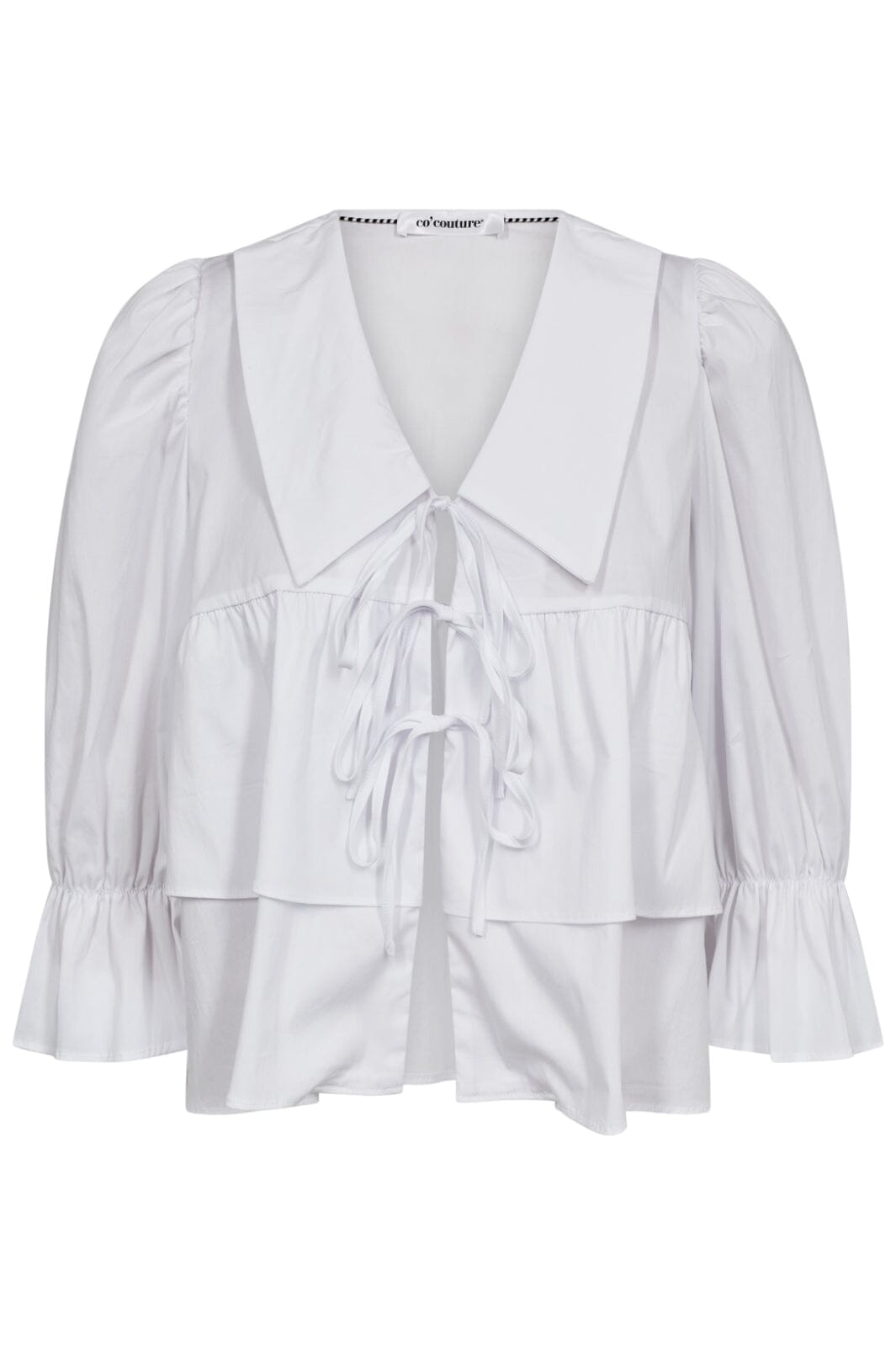 Co´couture - Cocc Crisp Collar Blouse 35606 - 4000 White Skjorter 