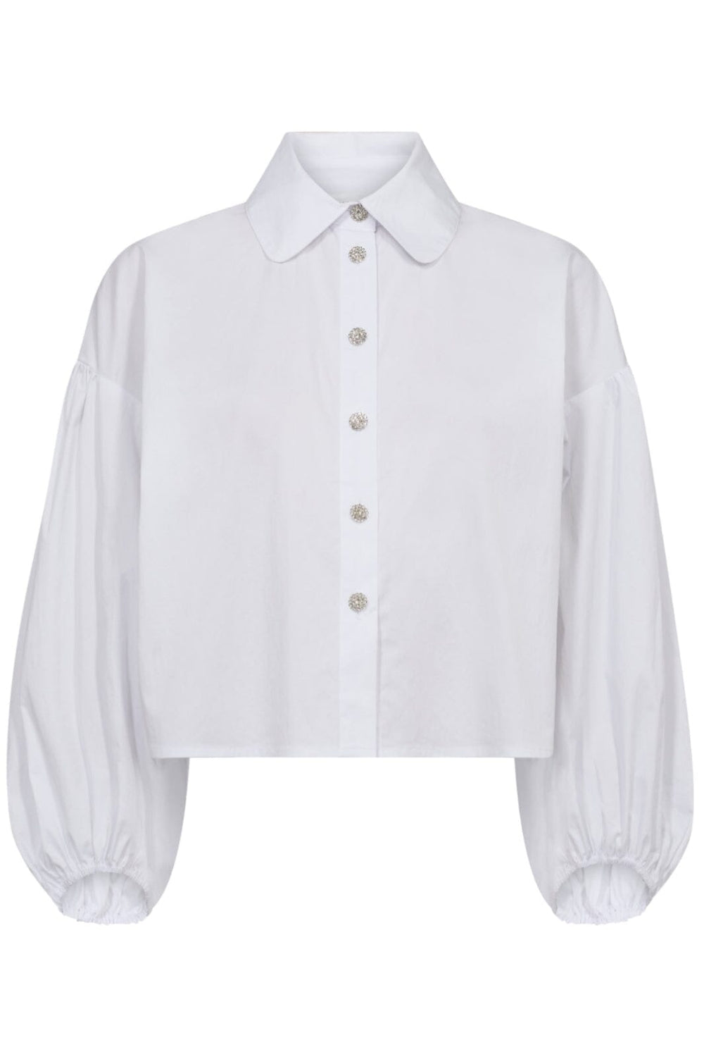 Co´couture - Cottoncc Crisp Crystal Shirt 35566 - 4000 White Skjorter 