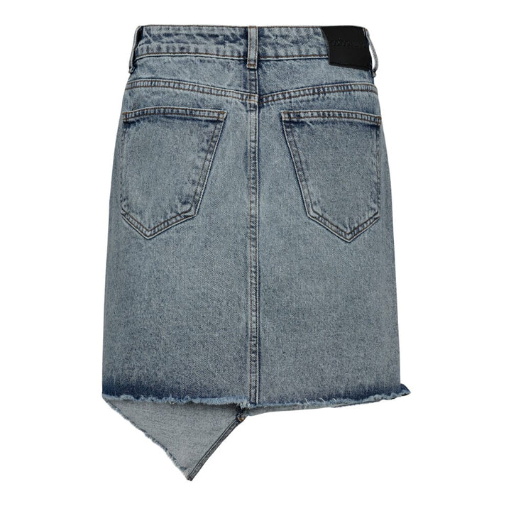 Co´couture - Darincc Asym Crop Skirt 34134 - 552 Denim Blue Nederdele 