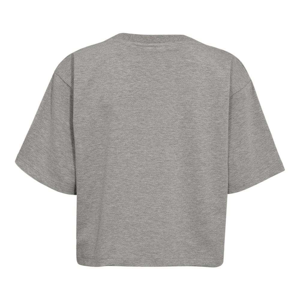 Co´couture - Eduardacc Logo Tee 33079 - 57 Grey Melange T-shirts 