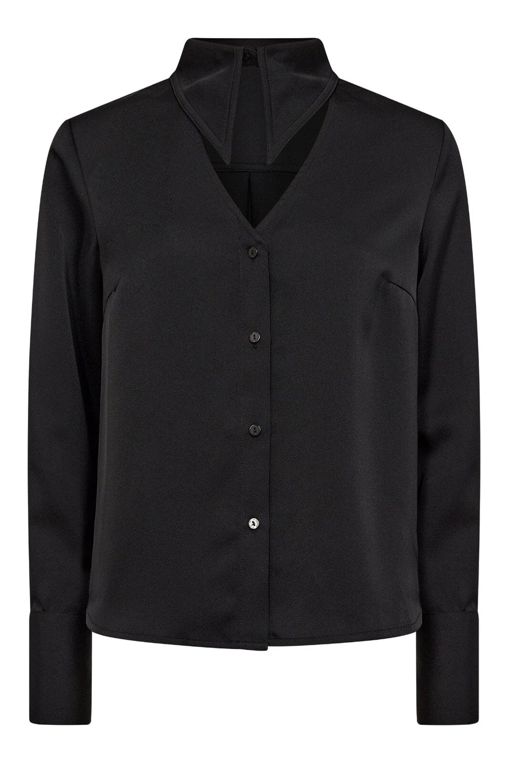 Co´couture - Himalayacc Collar Shirt - 96 Black Skjorter 