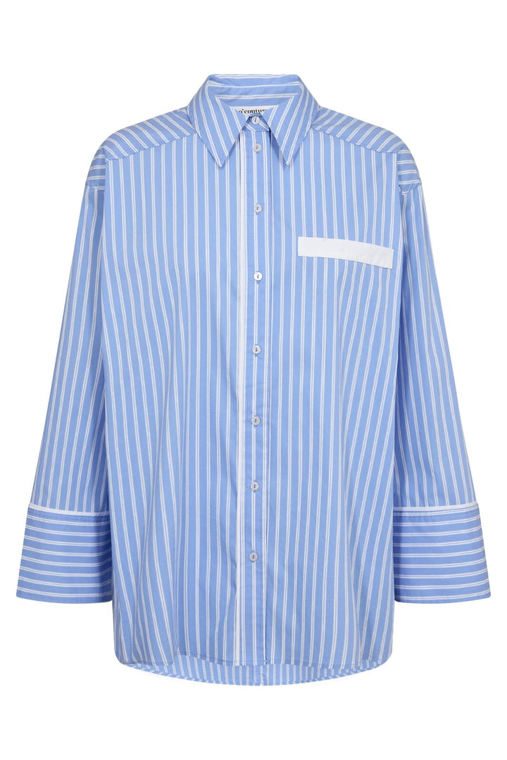 Co´couture - Suricc Stripe Shirt 35610 - 23 Pale Blue Skjorter 