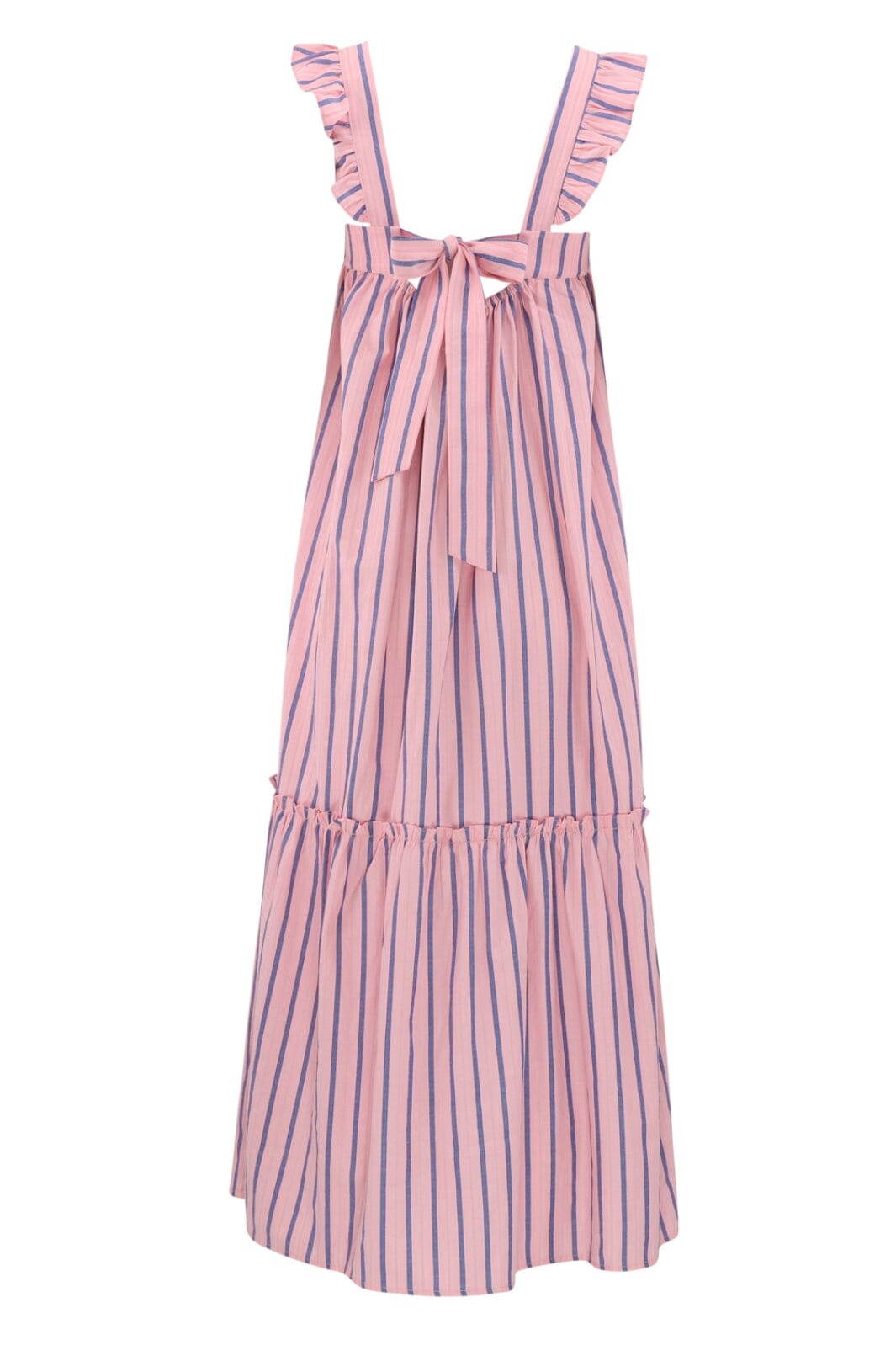 Continue - Lulu Stripe Dress - 001 Stribe Pink Kjoler 