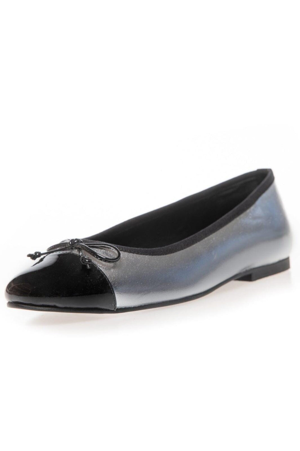 Copenhagen Shoes - My Own Ballerinas - 334 Silver / Black Ballerinaer 