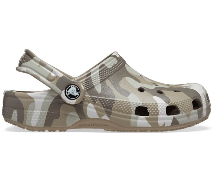 Crocs - Classic Camo Clog K Mrm/Mlt - Mushroom/Multi