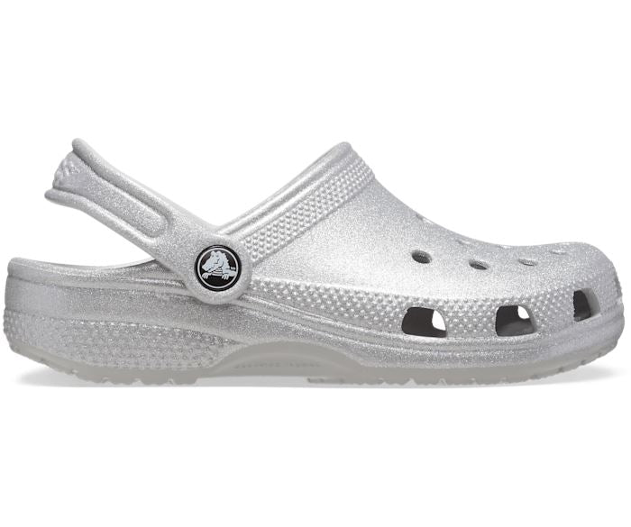 Crocs - Classic Glitter Clog T Silglt - Silver Glitter