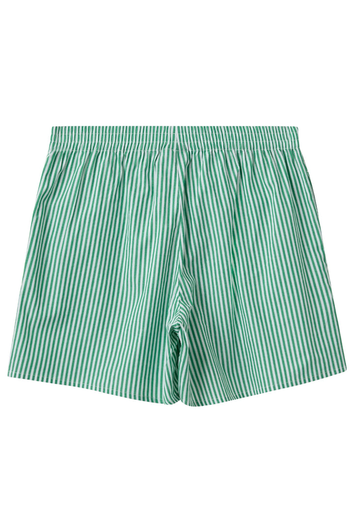 H2O - Rønne Essential Pajamas Shorts 100165-1 - 7040 - Green/White