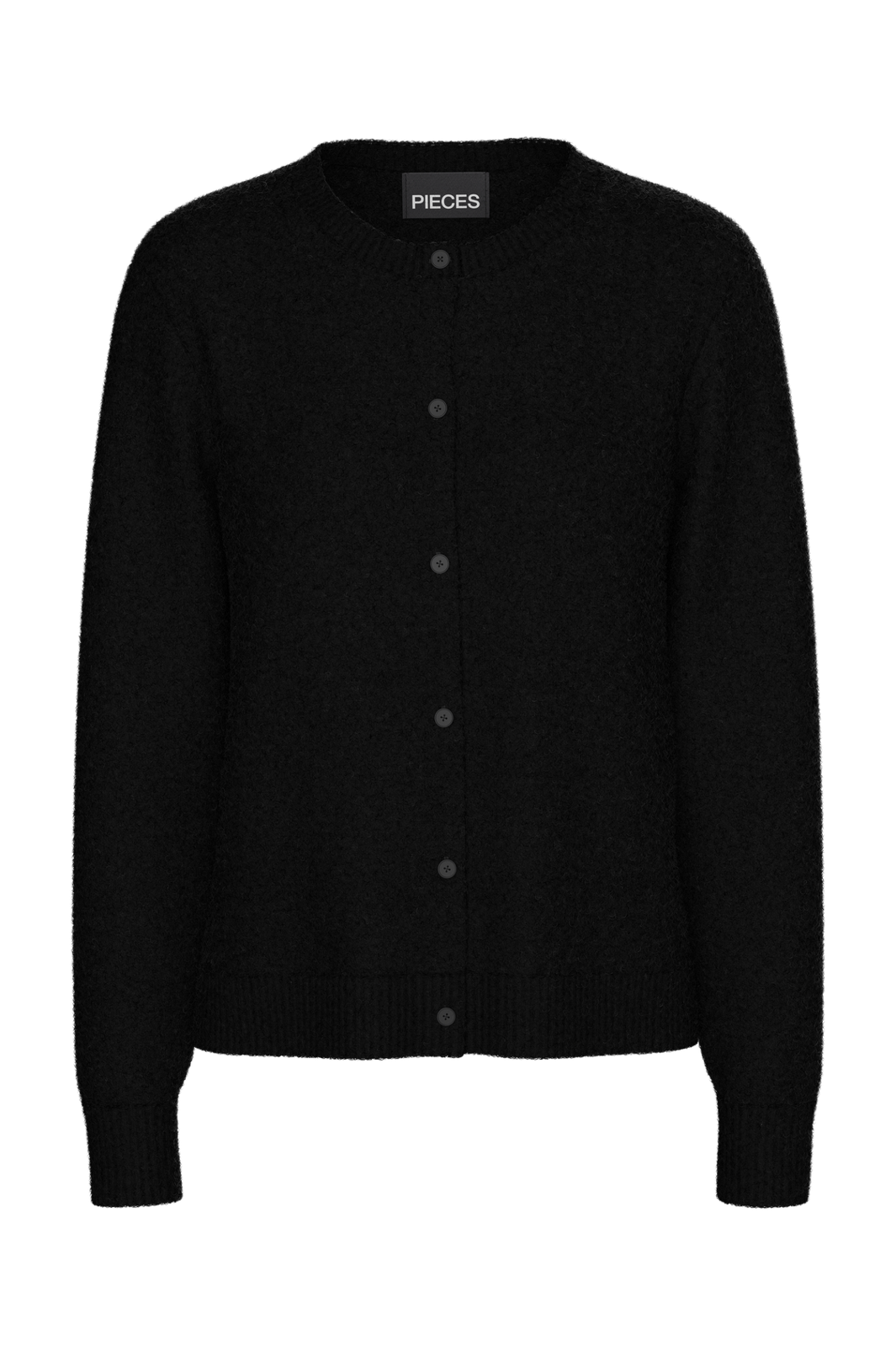 Pieces - Pcmalou Ls Knit Cardigan - 4635854 Black