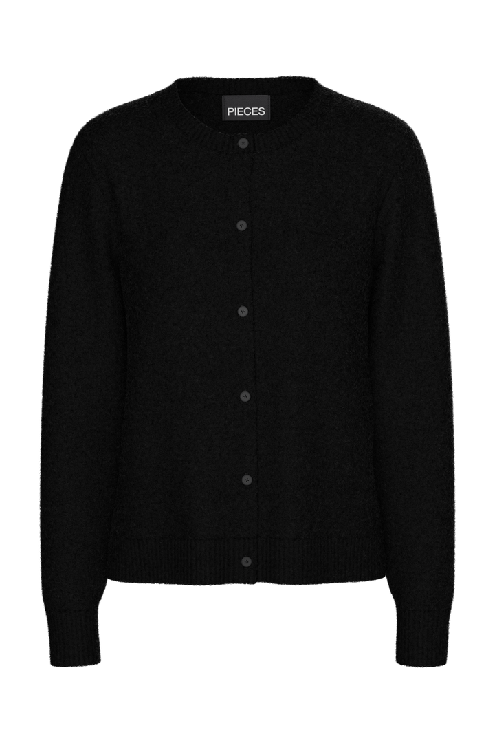 Pieces - Pcmalou Ls Knit Cardigan - 4635854 Black